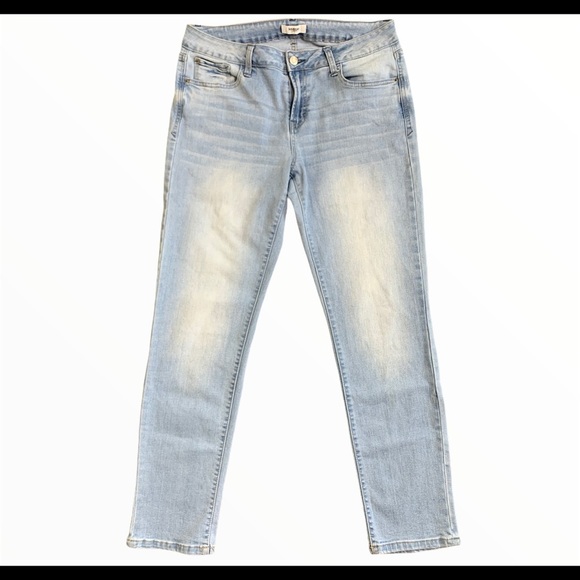 KENSIE Light Wash Denim Skinny Jeans With Pockets Blue Size 8 - Picture 3 of 12